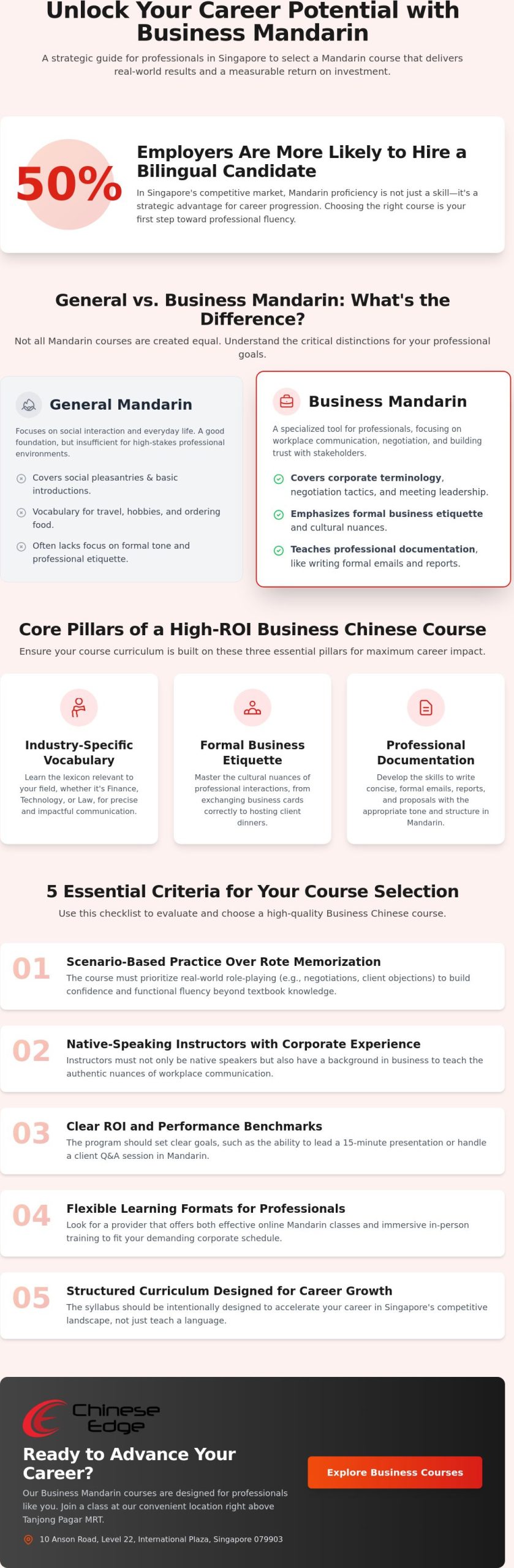 What to Look for in a Business Mandarin Course: The 2026 Professional’s Guide